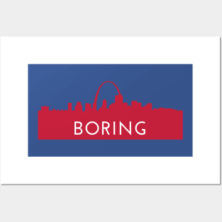 St. Louis is Boring | Red Posters and Art